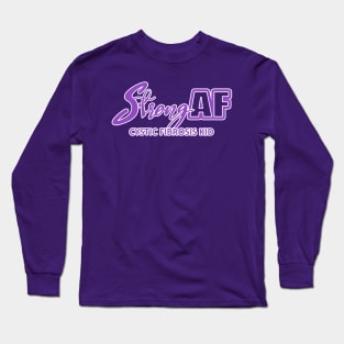 Strong AF Cystic Fibrosis Kid Long Sleeve T-Shirt